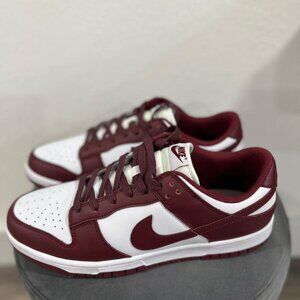 Nike Dunk low retro Burgundy and  White